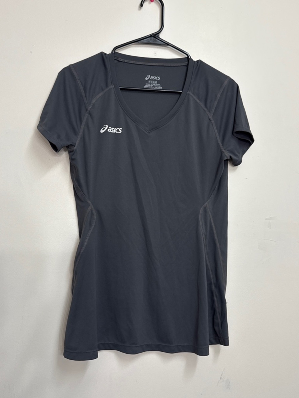 Women’s deep gray asics short sleeve top asics outdoor t shirt running